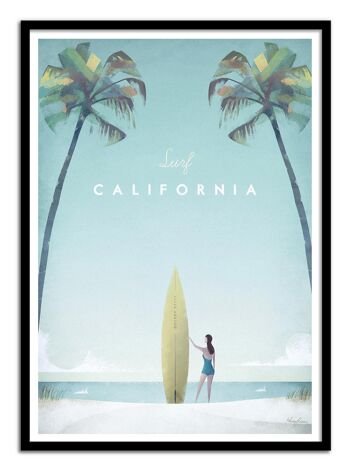 Art-Poster - Surf California - Henry Rivers W17402-A3 3