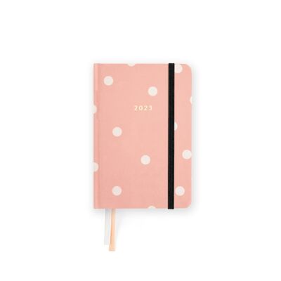 Agenda hebdomadaire 2023. Rose. mini