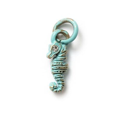 Seahorse turquoise, amulet S