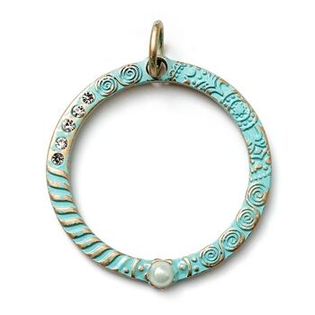 InfinityPearl Turquoise, Amulette L