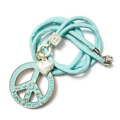 Chain Design 1016, Turquoise Silk 88 SilverShiny