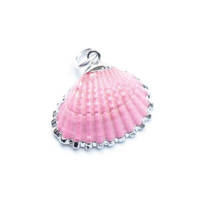 Muschel Pink SilverShiny, Amulett S