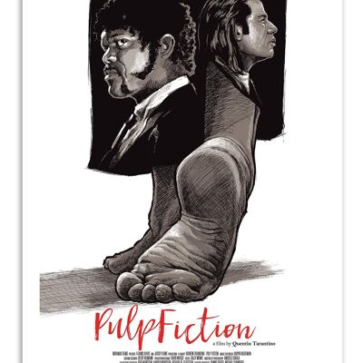 Art-Poster - Pulp Fiction - Joshua Budich W17612-A3