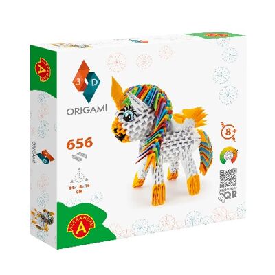 Haz tu propio kit de unicornio de origami en 3D