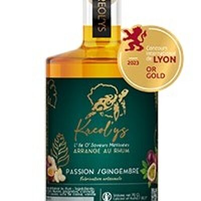 Rhum arrangé "PASSION / GINGEMBRE" Médaille d'OR 2023