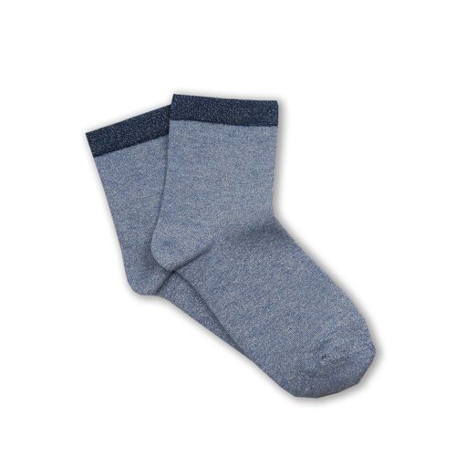 Chaussettes Bleues Pailletées