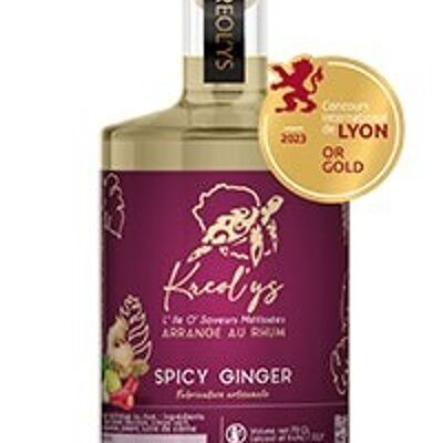 Rhum arrangé "SPICY GINGER" Médaille d’Or