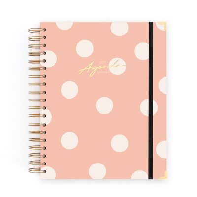 Daily Planner 2023. Pink. Large (Jumbo)