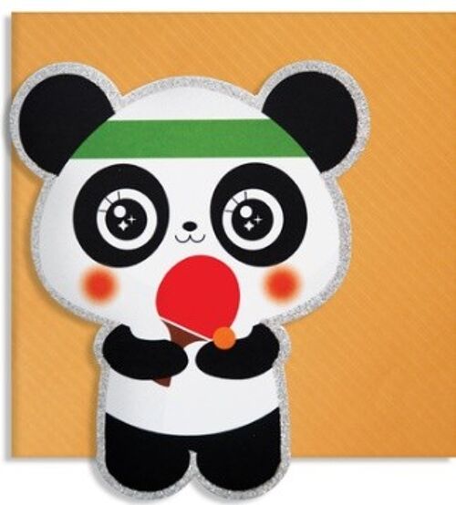 Panda Cute Cut Card