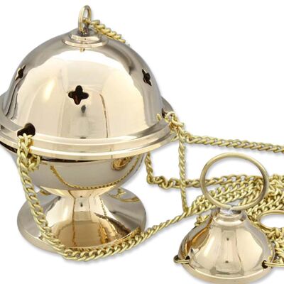 Polished brass censer