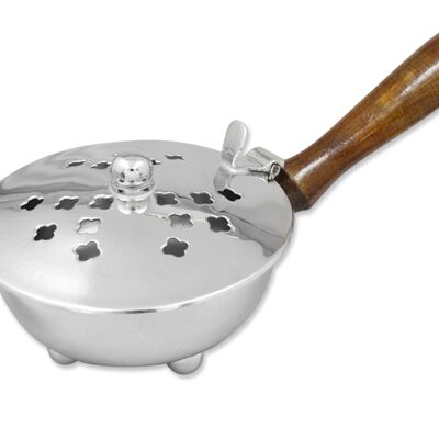 Incense pan with wooden handle 2