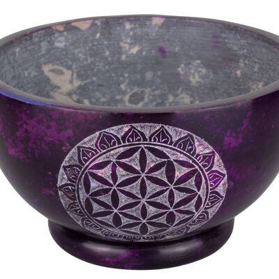 Soapstone bowl fuchsia