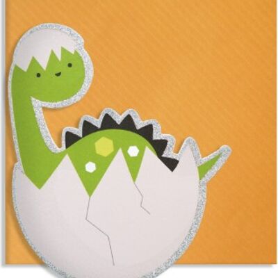 Brontosaurus Cute Cut Card