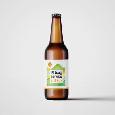 IZANAIA Blonde, brewed in the Basque Country