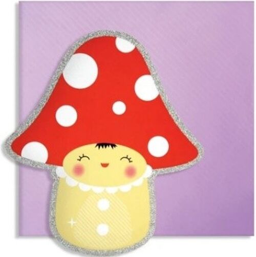 Mushroom Cute Cut Card