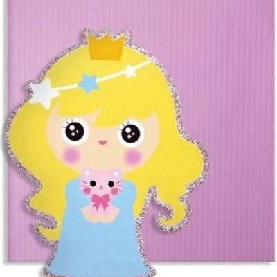 Prinzessin Cute Cut-Karte