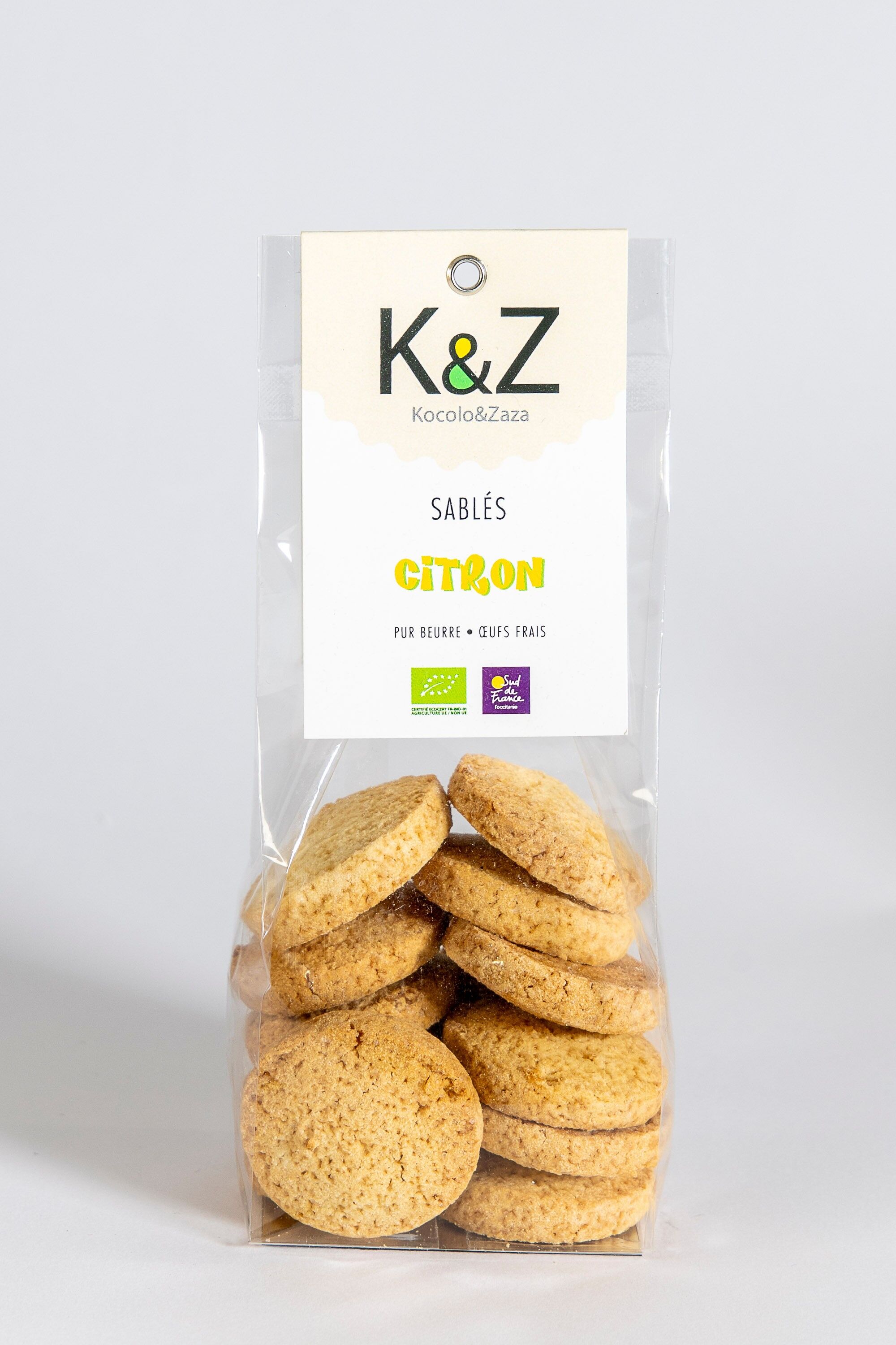 Linea di biscotti "Frollini Tradizionali" gusto limone in busta da 120g