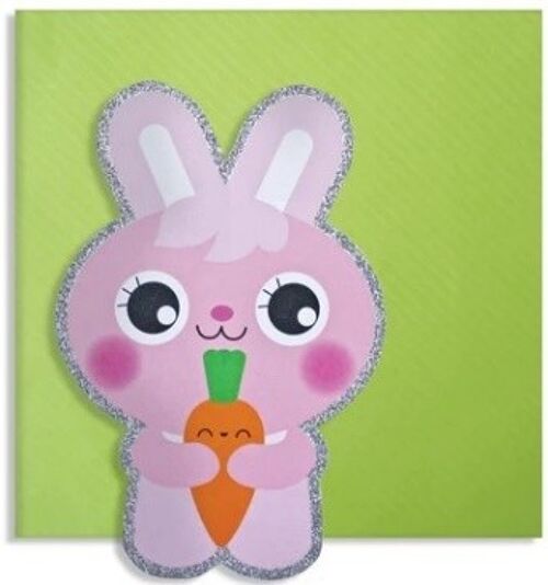 Rabbit Cute Cut Card