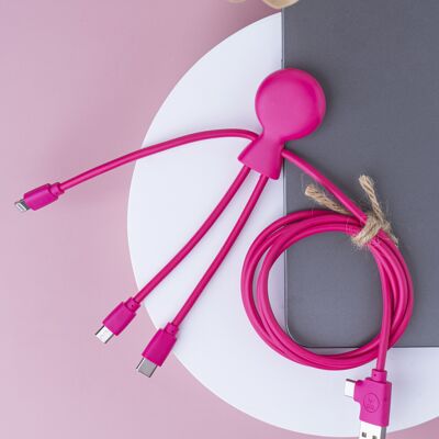 🔌 Mr Bio LONG Wheat Cable - Pink 🔌