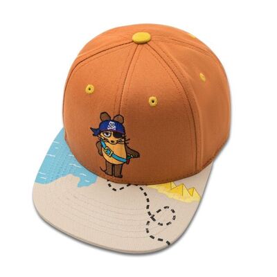 La Souris “Pirate” – Snapback Kids marron/beige