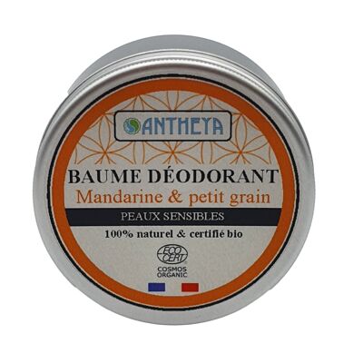 Solid magnesium deodorant - Mandarin & petitgrain - Sensitive skin