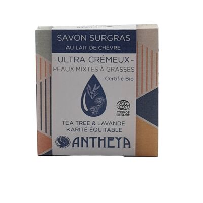 Ultra creamy cold surgras soap with organic goat's milk - Combination to oily skin