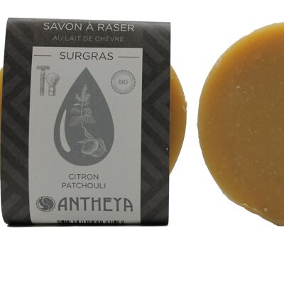 Cold surgras shaving soap with organic goat's milk