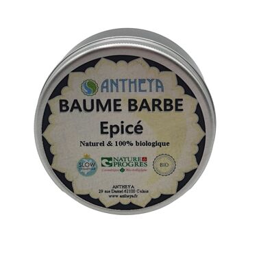 Spicy beard balm - 100% vegetable and 100% organic