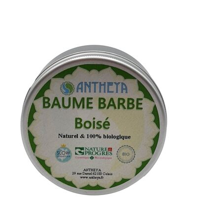 Baume barbe boisé - 100% végétal et 100% biologique