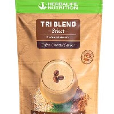Tri Blend Select - Mezcla de batidos de proteínas Coffee Caramel