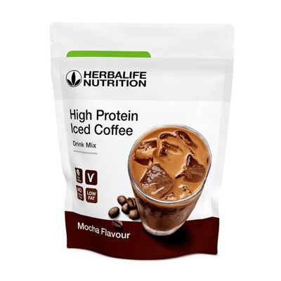 Eiskaffee mit hohem Proteingehalt