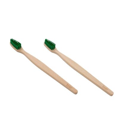 [DESTOCKAGE] Brosse à dents en bois de hêtre | Recyclable