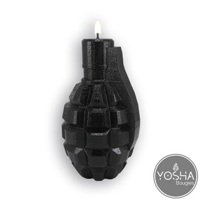 Bougie Grenade noire