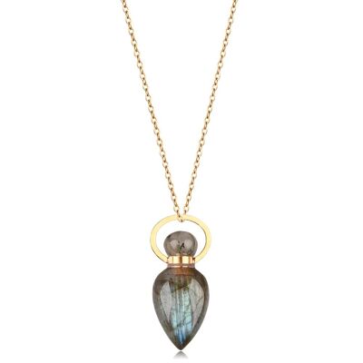 Sabah labradorite gold plated 18K