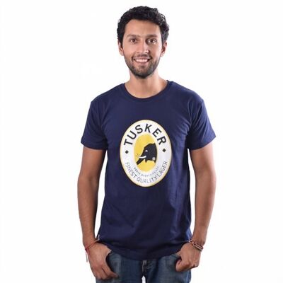 T-Shirt Tusker Bier navy