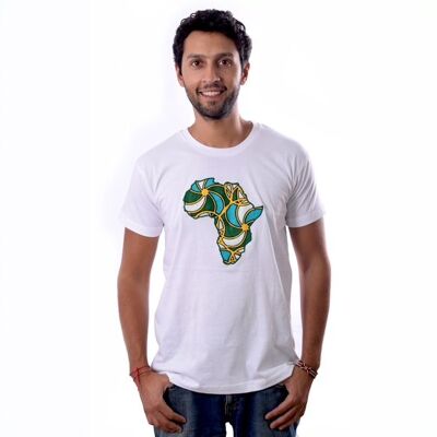 T- Shirt Kanga Afrika weiß