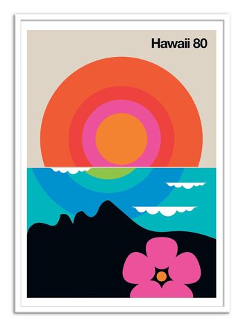Art-Poster - Hawaii 80 - Bo Lundberg W17690-A3 2