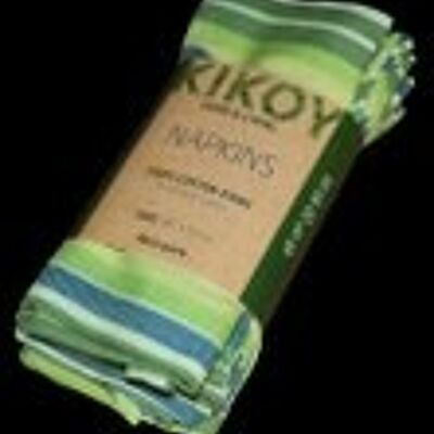 Kikoy Stoffservierten lime striped