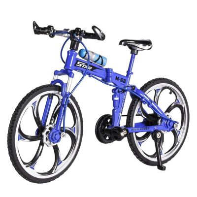 Bicicletta in metallo pressofuso - blu