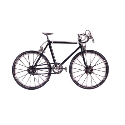 Scale-Modell aus schwarzem Metalldruckguss-Fahrrad