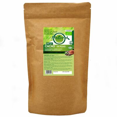 CACAO EN POUDRE 400 GRS BIO