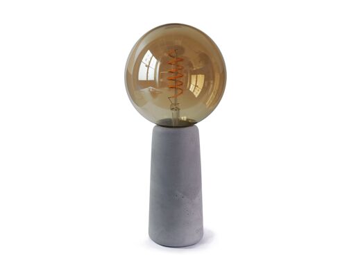 Lampe à poser en béton - Phare ampoule Edison