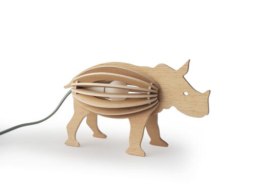 Lampe enfant Rhinocéros - ZOOO Savane