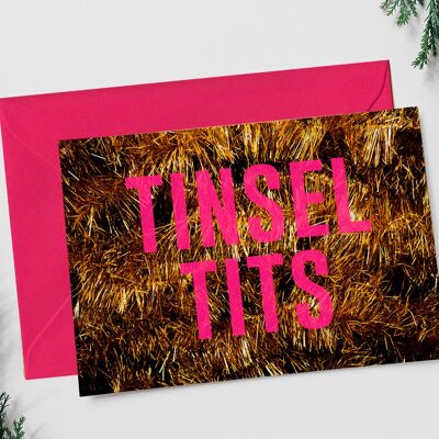 Tinsel Tits - Christmas Card