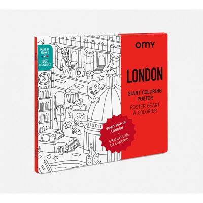 London Colouring Poster