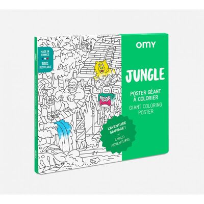 Jungle Colouring Poster