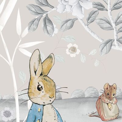 Peter Rabbit™ Wallpaper - 250 cm - Saltram Stone