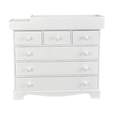 The XL Chest with Changer - All White