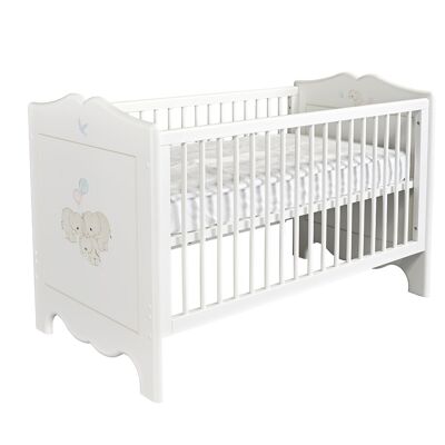 Dragons Nursery Set - Playful Elephants - Chic Grey - Select Mattress