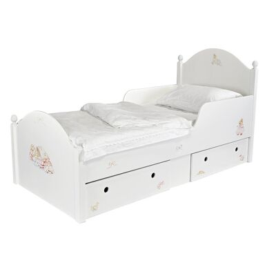 Oliver Bedroom Set - Designer Bunnies - Chic Grey - Standard Mattress